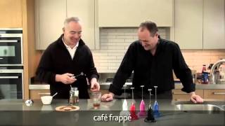 How to make a frappé coffee using an aerolatte milk frother [upl. by Felske]