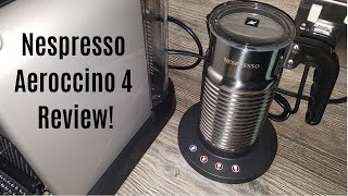 Nespresso Aeroccino 4 Milk Frother Review  Worth upgrading from the Aeroccino 3 [upl. by Grew]