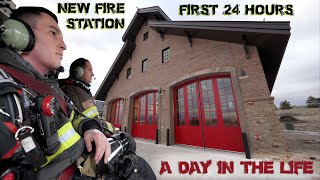 First 24 Hours in a New Fire Station  A Day in the Life [upl. by Nalac]