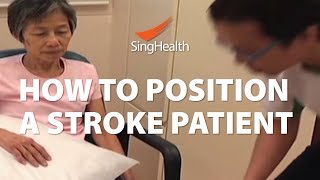 How To Position A Stroke Patient [upl. by Aneehsirk196]