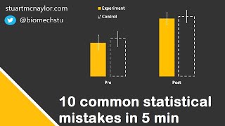 Ten Statistical Mistakes in 5 Min [upl. by Ayifa]