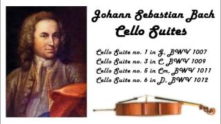 Johann Sebastian Bach  Cello suites in 432 Hz great for reading or studying [upl. by Noland519]