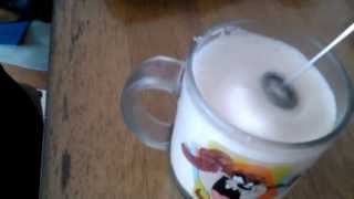 Aerolatte Review Frothing Cold Milk In Under 1 Minute [upl. by Elgna]